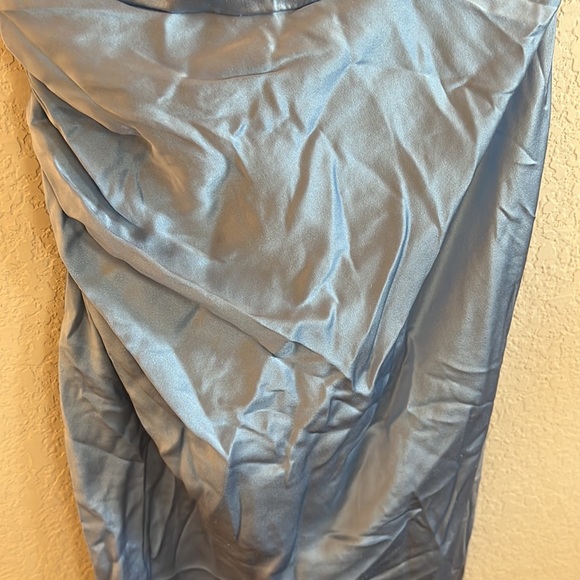 The sei X REVOVLE One Shoulder Midi Dress in Sky - Picture 14 of 16